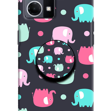 Baby Elephants Oppo F21 Pro 4G Pop Case by Casekaro
