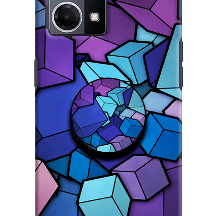 Cubic Abstract Oppo F21 Pro 4G Pop Case by Casekaro