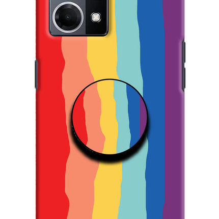 Rainbow Oppo F21 Pro 4G Pop Case by Casekaro