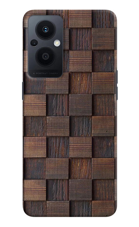 Wooden Cube Design Oppo F21 Pro 5G Hard Case Back Cover by Casekaro