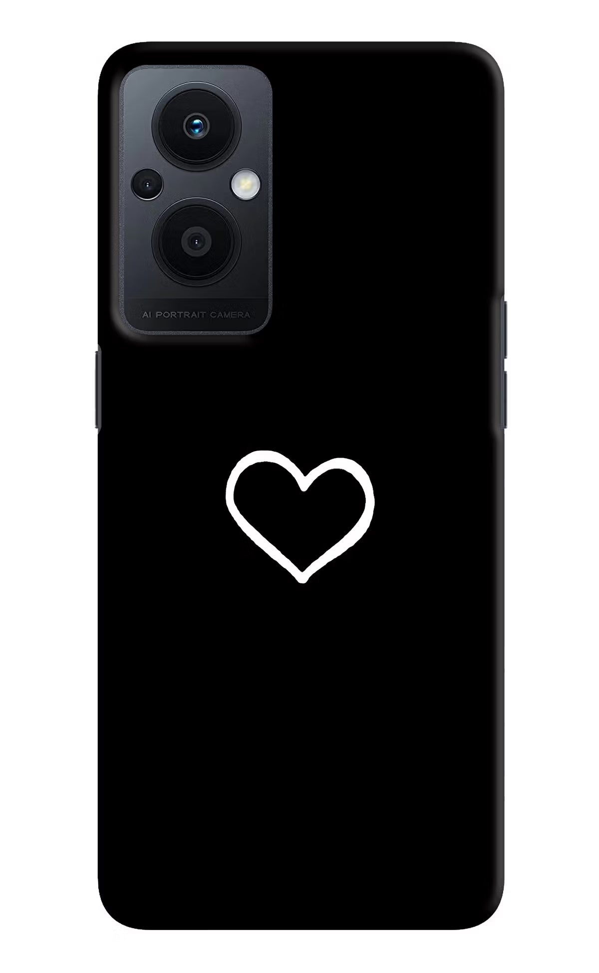Heart Oppo F21 Pro 5G Hard Case Back Cover by Casekaro