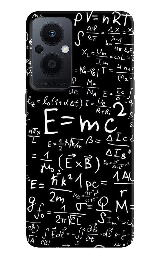 Physics Formula Oppo F21 Pro 5G Hard Case Back Cover by Casekaro