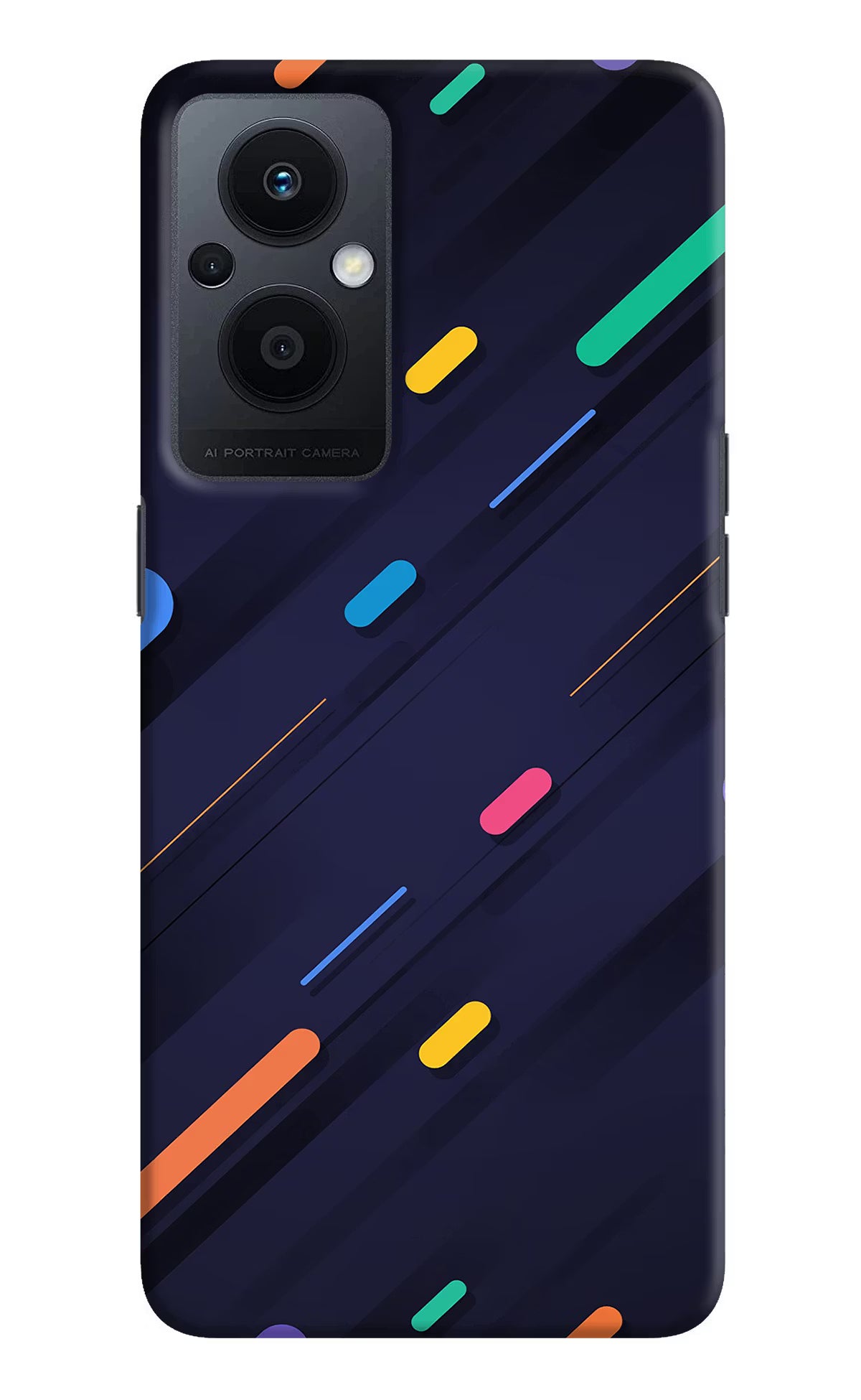 Abstract Design Oppo F21 Pro 5G Hard Case Back Cover by Casekaro