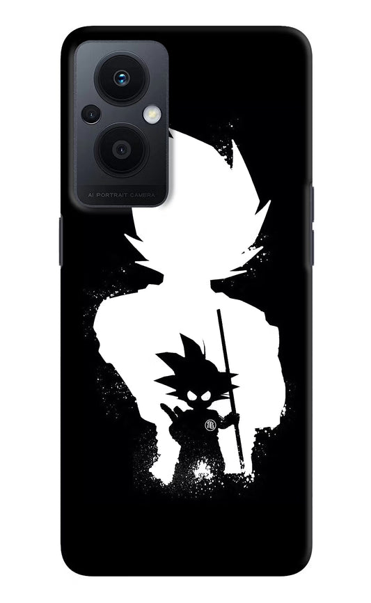 Goku Shadow Oppo F21 Pro 5G Hard Case Back Cover by Casekaro