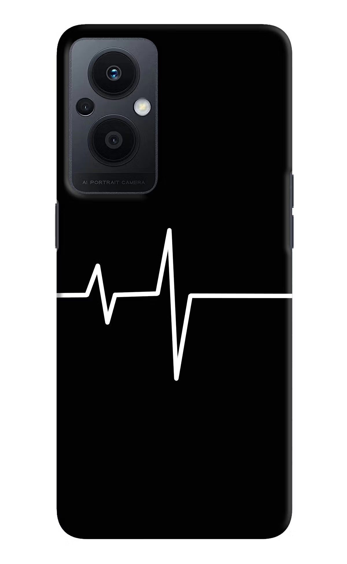 Heart Beats Oppo F21 Pro 5G Hard Case Back Cover by Casekaro