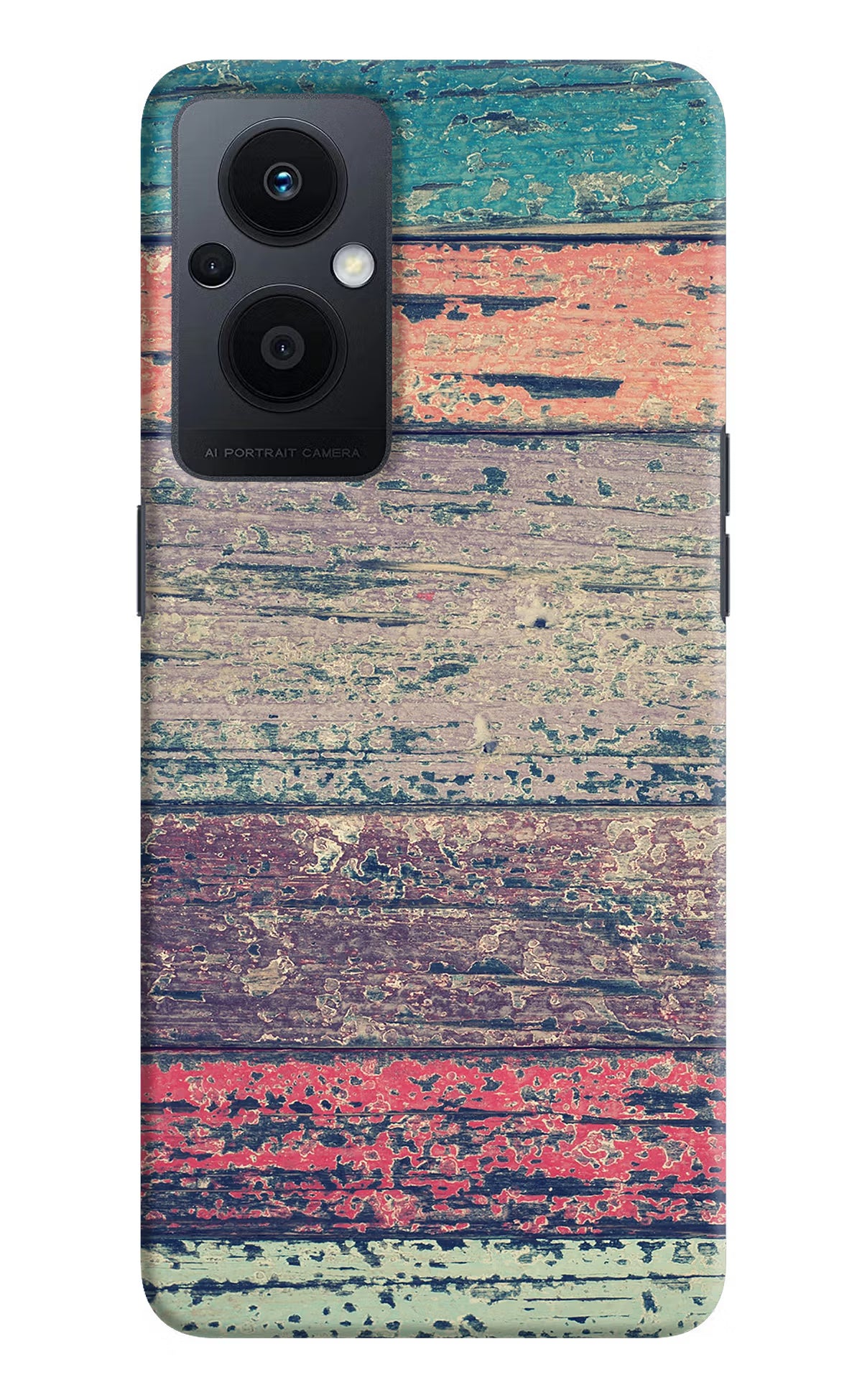 Colourful Wall Oppo F21 Pro 5G Hard Case Back Cover by Casekaro