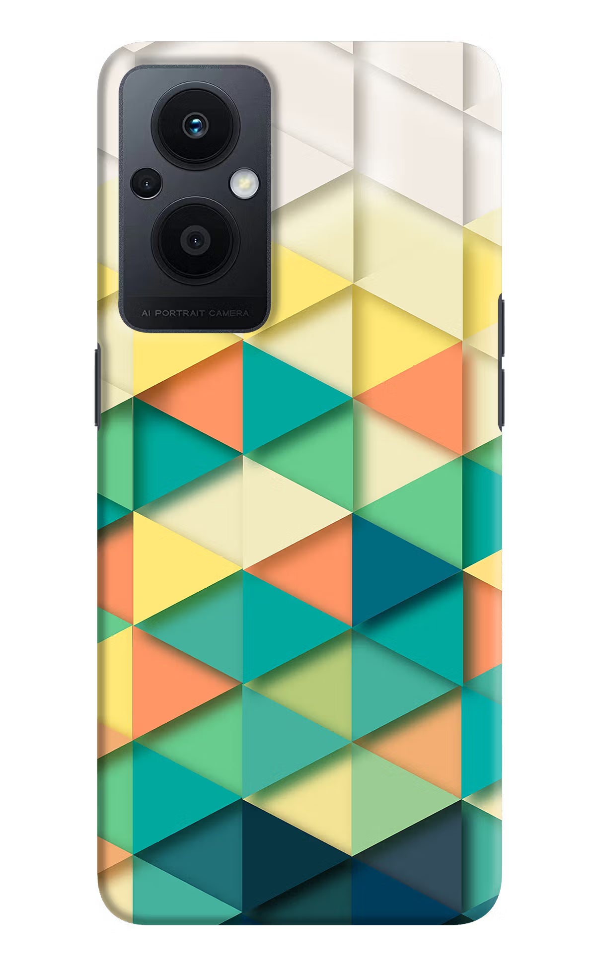 Abstract Oppo F21 Pro 5G Hard Case Back Cover by Casekaro