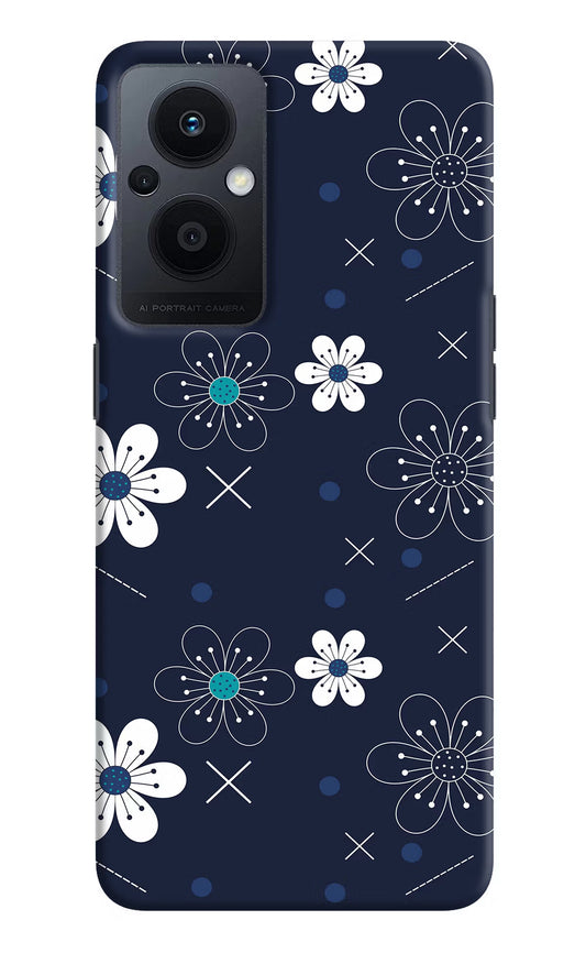 Flowers Oppo F21 Pro 5G Hard Case Back Cover by Casekaro