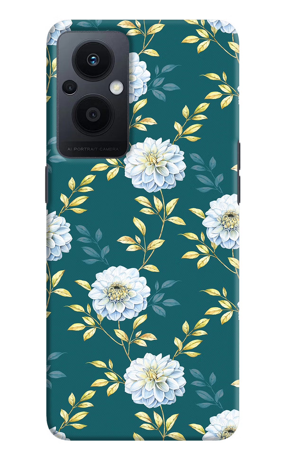 Flowers Oppo F21 Pro 5G Hard Case Back Cover by Casekaro