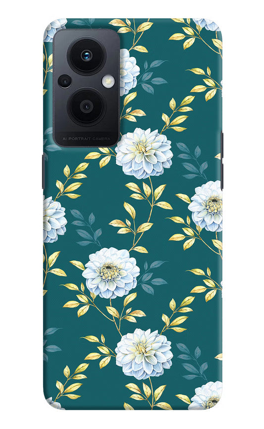 Flowers Oppo F21 Pro 5G Hard Case Back Cover by Casekaro