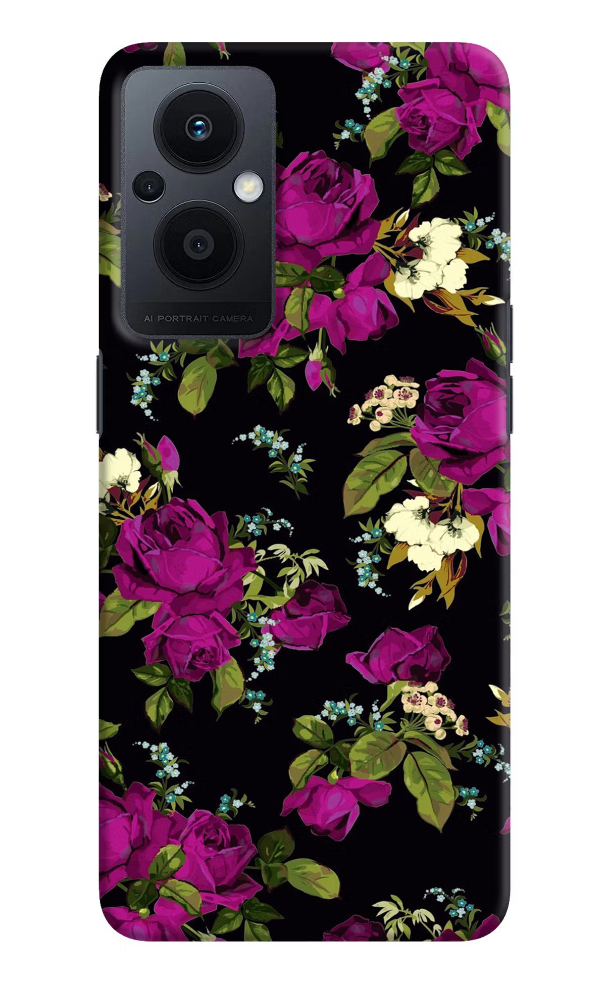 Flowers Oppo F21 Pro 5G Hard Case Back Cover by Casekaro
