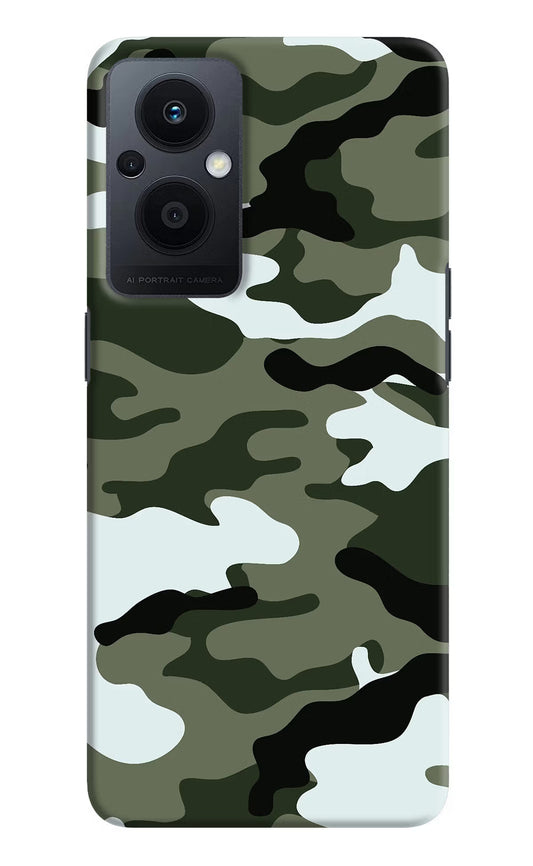 Camouflage Oppo F21 Pro 5G Hard Case Back Cover by Casekaro