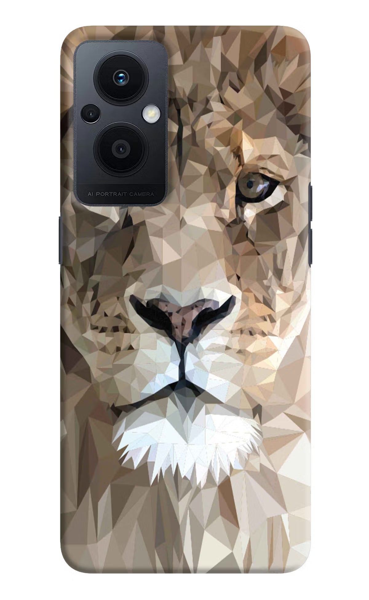 Lion Art Oppo F21 Pro 5G Hard Case Back Cover by Casekaro
