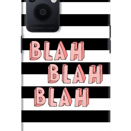Blah Blah Blah Oppo F21 Pro 5G Hard Case Back Cover by Casekaro