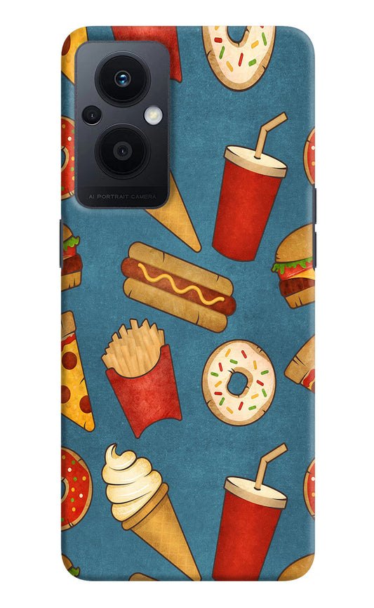 Foodie Oppo F21 Pro 5G Hard Case Back Cover by Casekaro