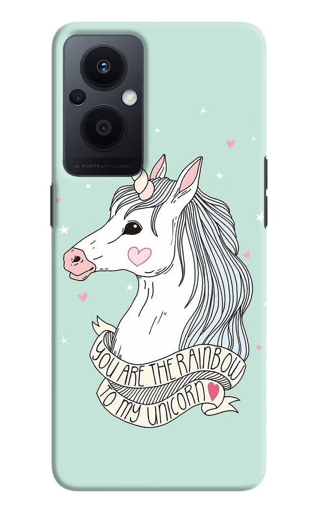 Unicorn Wallpaper Oppo F21 Pro 5G Hard Case Back Cover by Casekaro