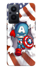 Captain America Oppo F21 Pro 5G Hard Case Back Cover by Casekaro