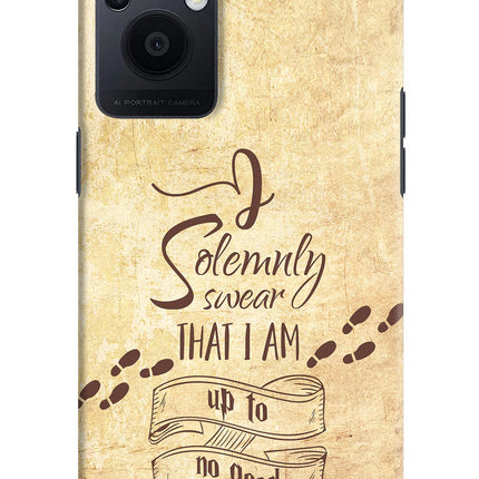 I Solemnly swear that i up to no good Oppo F21 Pro 5G Hard Case Back Cover by Casekaro