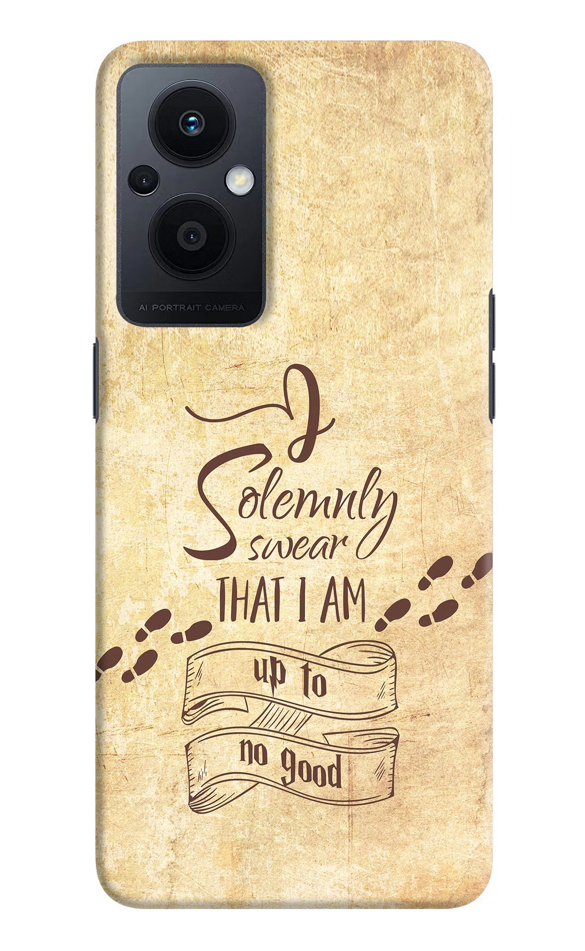 I Solemnly swear that i up to no good Oppo F21 Pro 5G Hard Case Back Cover by Casekaro