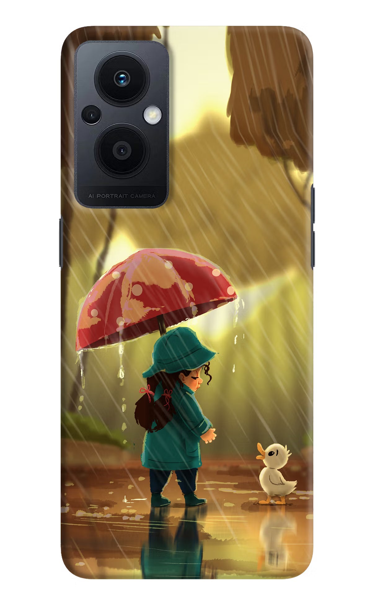 Rainy Day Oppo F21 Pro 5G Hard Case Back Cover by Casekaro