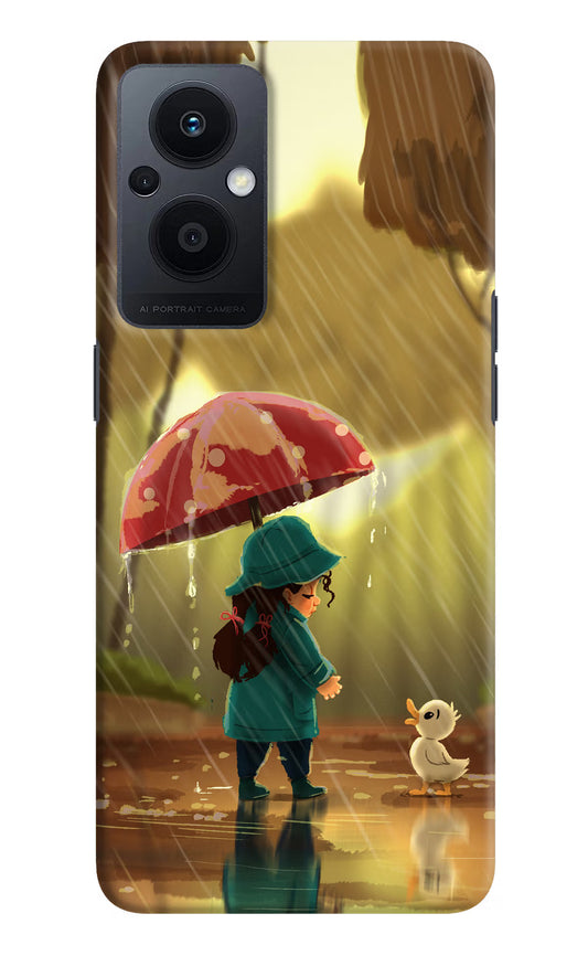 Rainy Day Oppo F21 Pro 5G Hard Case Back Cover by Casekaro