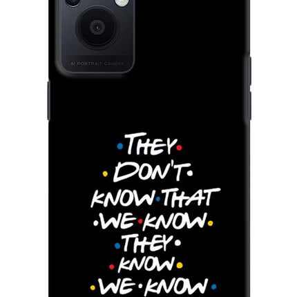 FRIENDS Dialogue Oppo F21 Pro 5G Hard Case Back Cover by Casekaro