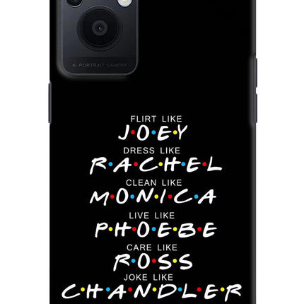 FRIENDS Character Oppo F21 Pro 5G Hard Case Back Cover by Casekaro
