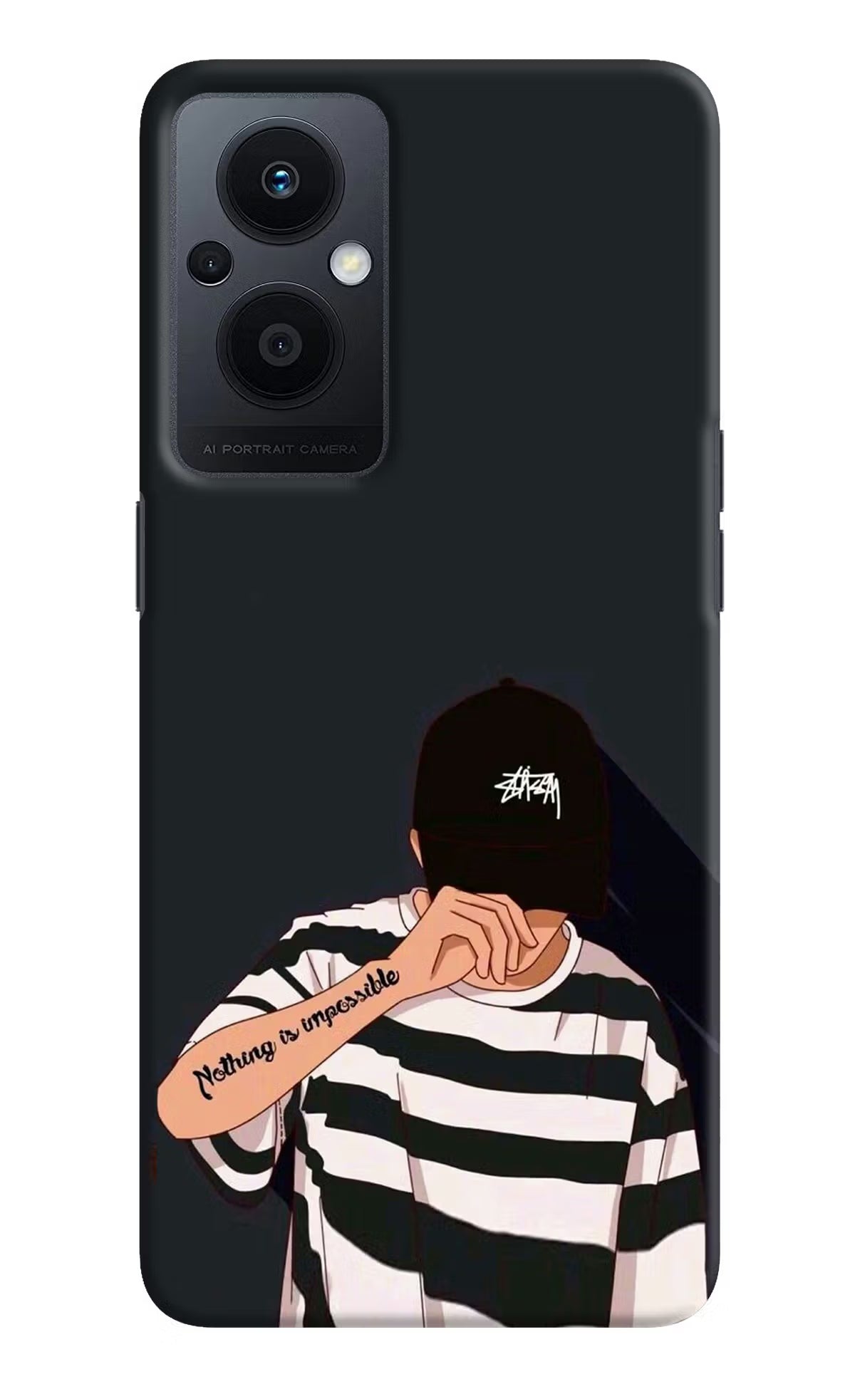 Aesthetic Boy Oppo F21 Pro 5G Hard Case Back Cover by Casekaro