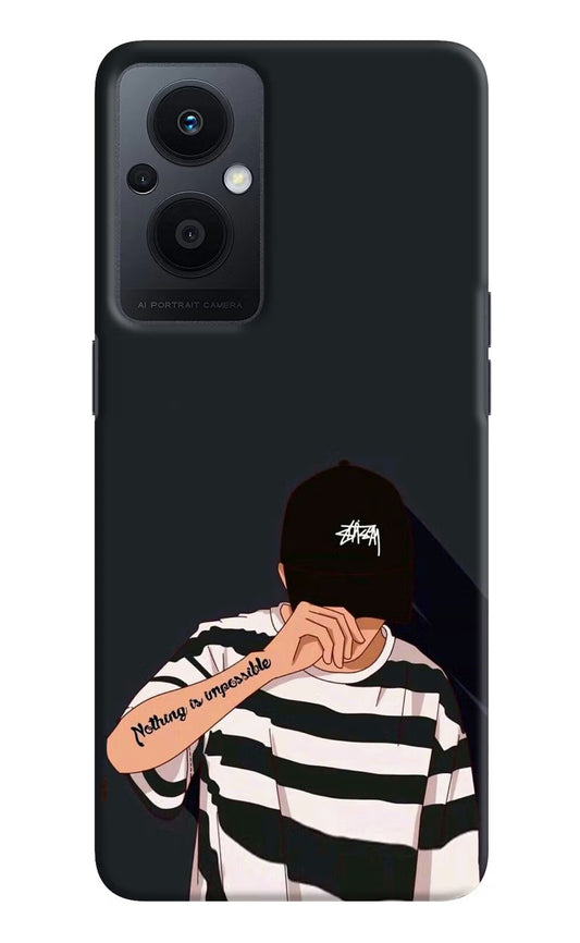 Aesthetic Boy Oppo F21 Pro 5G Hard Case Back Cover by Casekaro