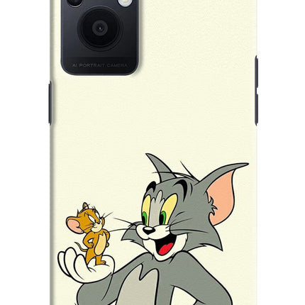 Tom & Jerry Oppo F21 Pro 5G Hard Case Back Cover by Casekaro