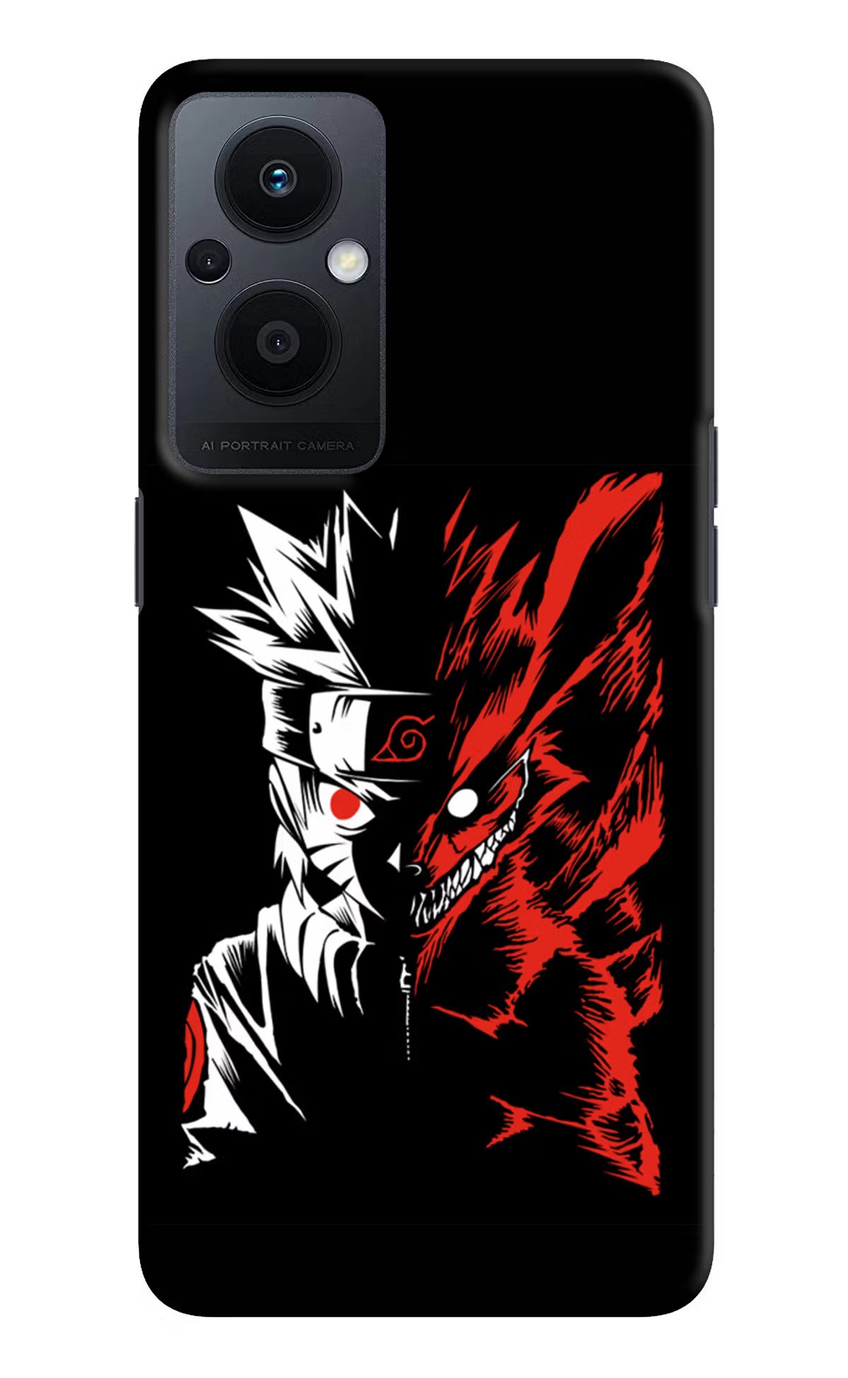 Naruto Two Face Oppo F21 Pro 5G Hard Case Back Cover by Casekaro