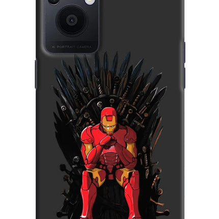 Ironman Throne Oppo F21 Pro 5G Hard Case Back Cover by Casekaro