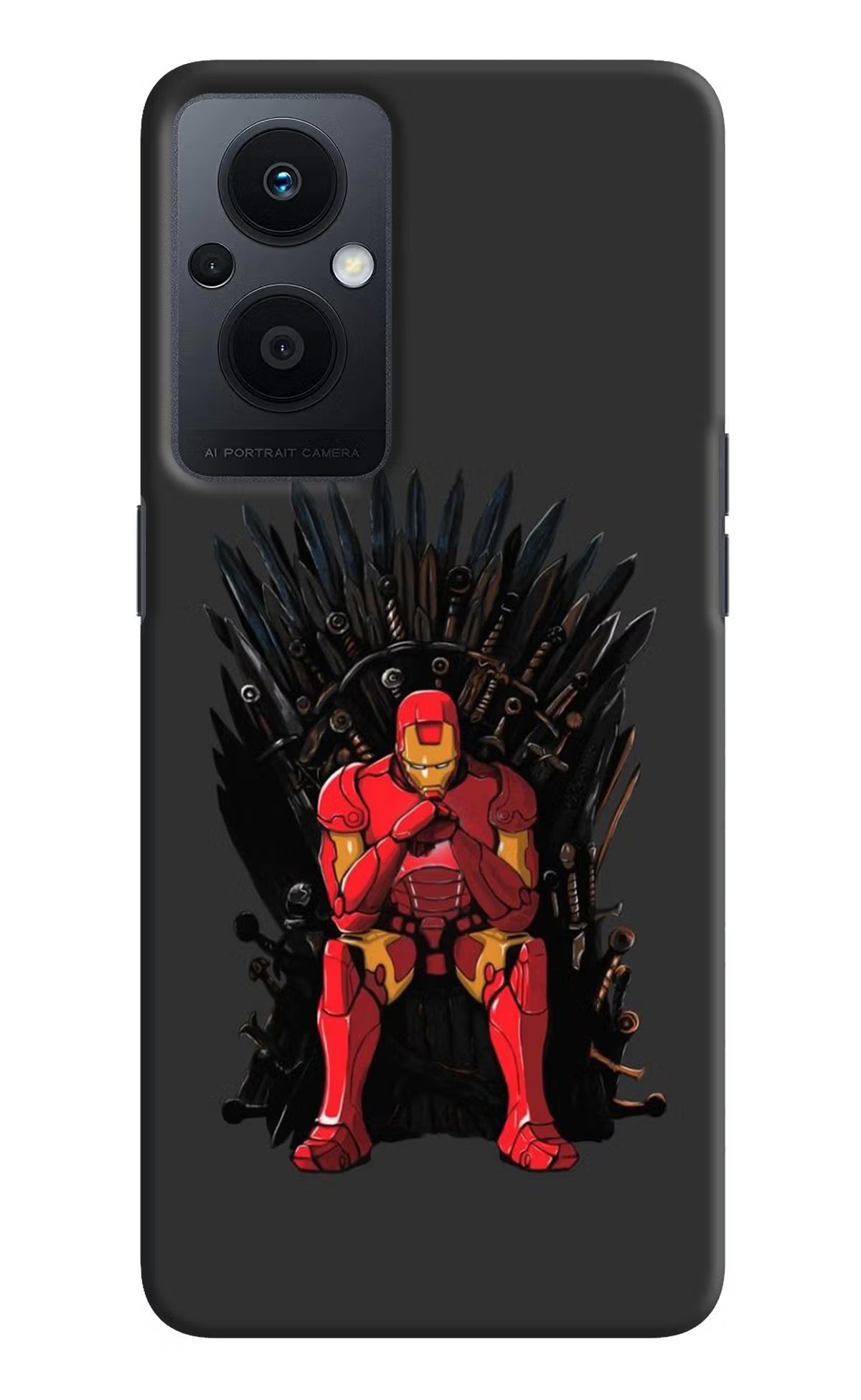 Ironman Throne Oppo F21 Pro 5G Hard Case Back Cover by Casekaro