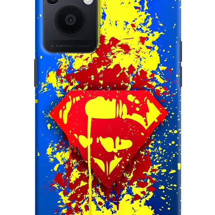 Superman logo Oppo F21 Pro 5G Hard Case Back Cover by Casekaro