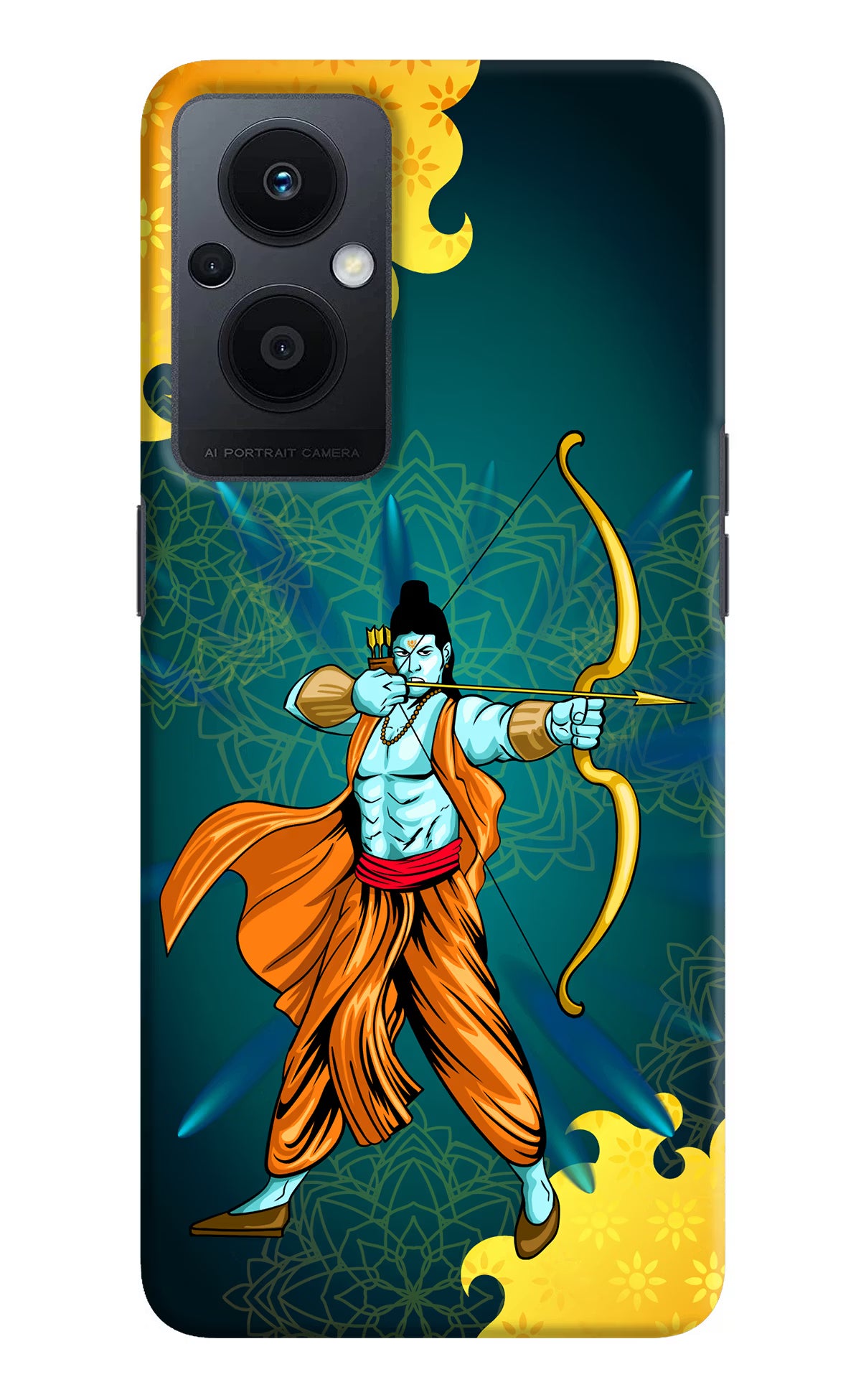 Lord Ram - 6 Oppo F21 Pro 5G Hard Case Back Cover by Casekaro