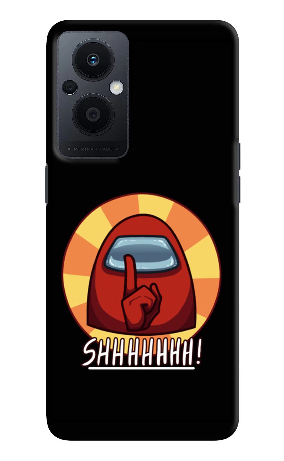 Among Us Shhh! Oppo F21 Pro 5G Hard Case Back Cover by Casekaro