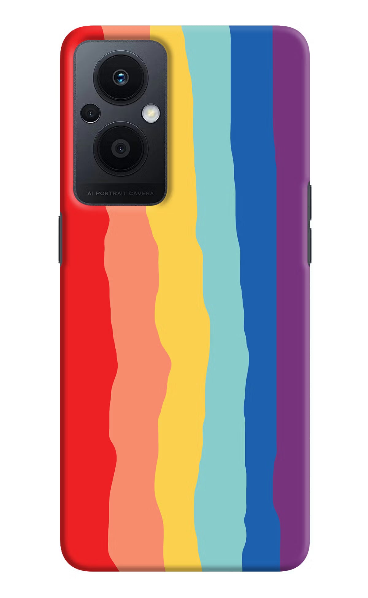 Rainbow Oppo F21 Pro 5G Hard Case Back Cover by Casekaro