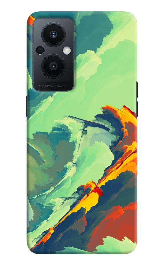 Paint Art Oppo F21 Pro 5G Hard Case Back Cover by Casekaro