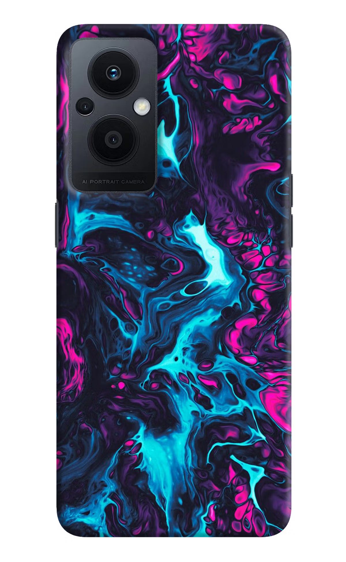 Abstract Oppo F21 Pro 5G Hard Case Back Cover by Casekaro