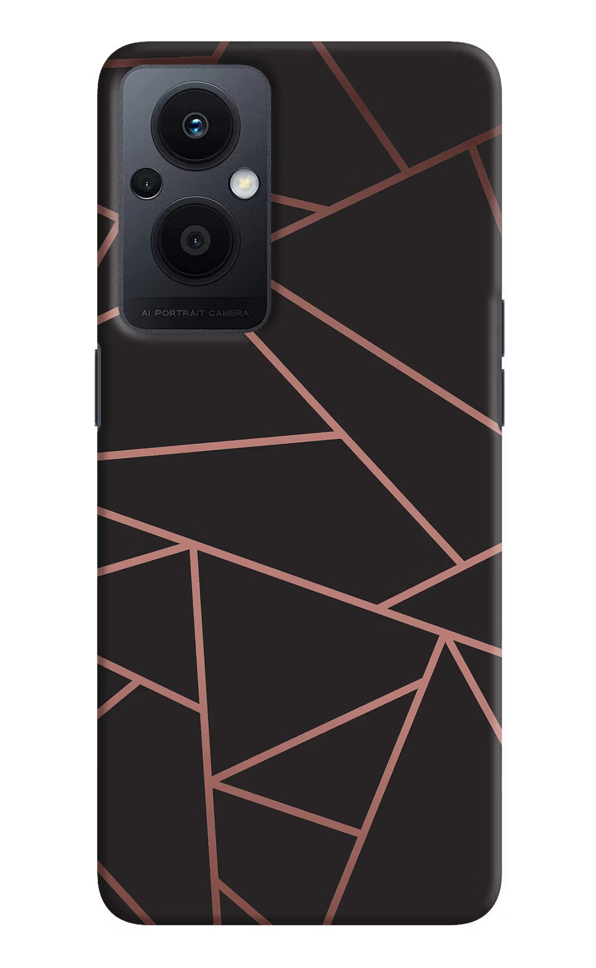 Geometric Pattern Oppo F21 Pro 5G Hard Case Back Cover by Casekaro