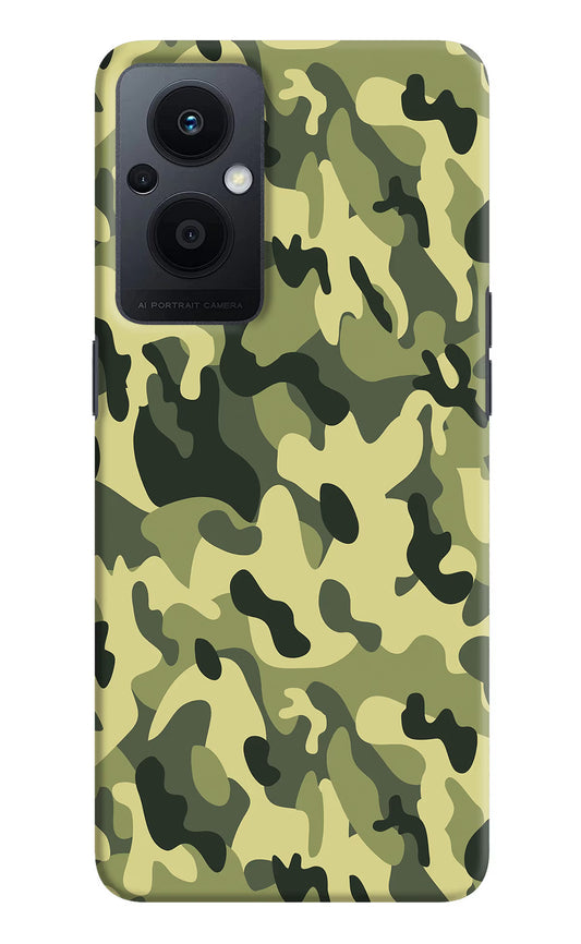 Camouflage Oppo F21 Pro 5G Hard Case Back Cover by Casekaro