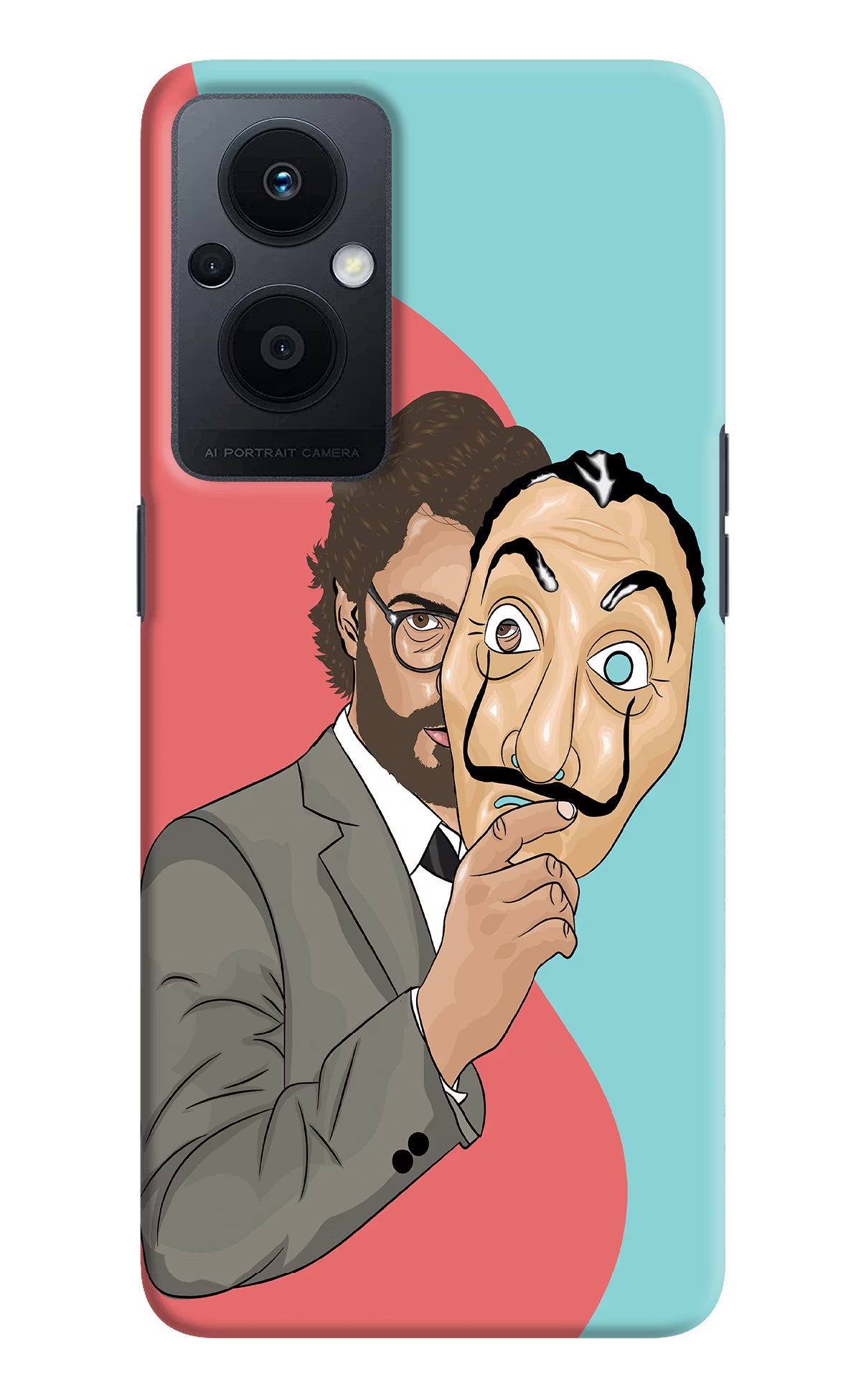 Professor Oppo F21 Pro 5G Hard Case Back Cover by Casekaro