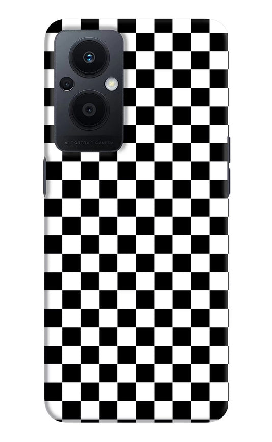 Chess Board Oppo F21 Pro 5G Hard Case Back Cover by Casekaro