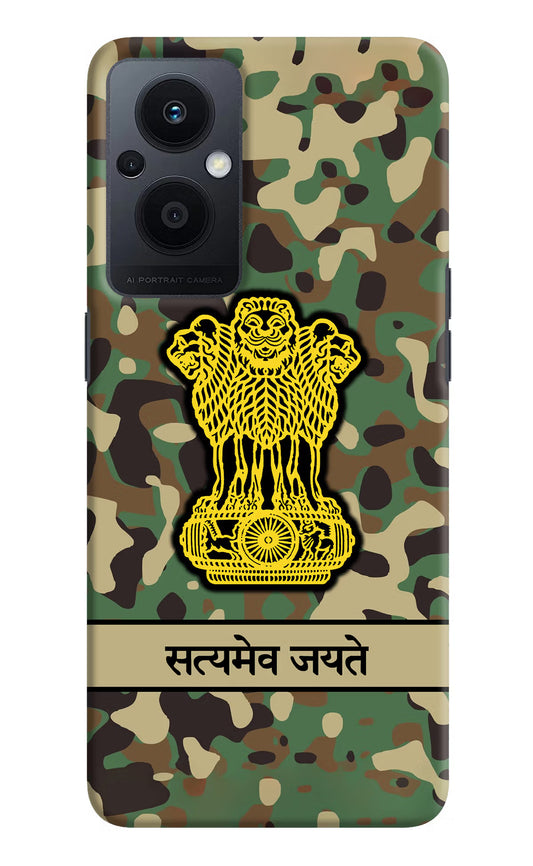 Satyamev Jayate Army Oppo F21 Pro 5G Hard Case Back Cover by Casekaro