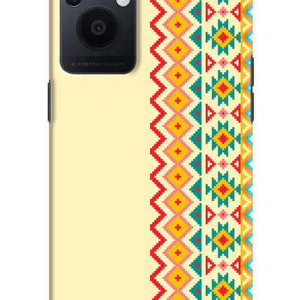 Ethnic Seamless Oppo F21 Pro 5G Hard Case Back Cover by Casekaro