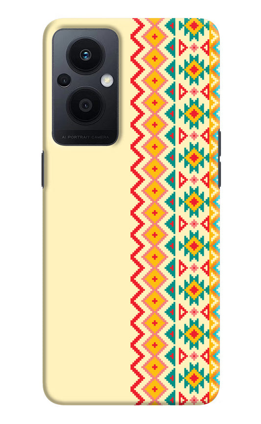 Ethnic Seamless Oppo F21 Pro 5G Hard Case Back Cover by Casekaro