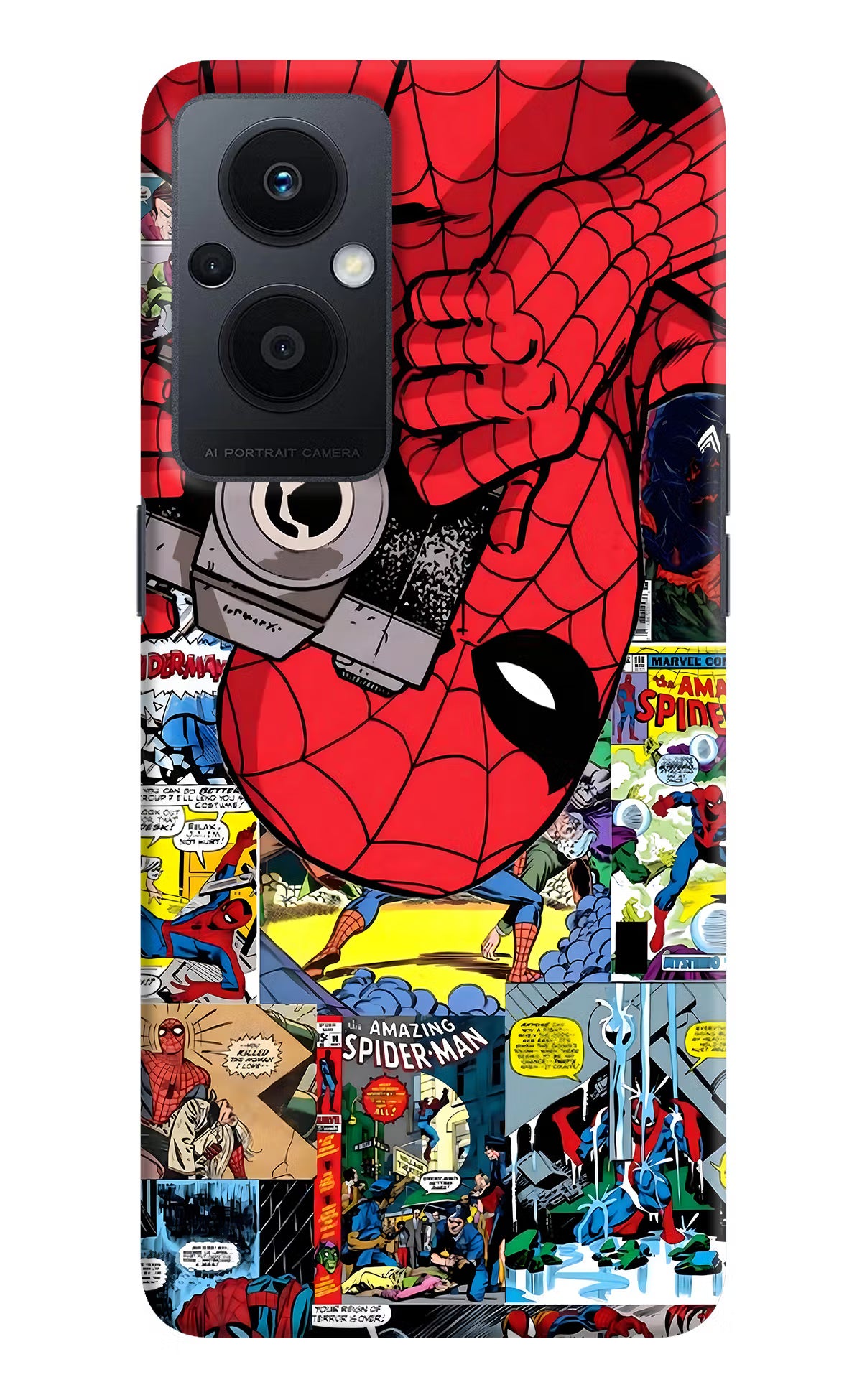 Spider Man Oppo F21 Pro 5G Hard Case Back Cover by Casekaro