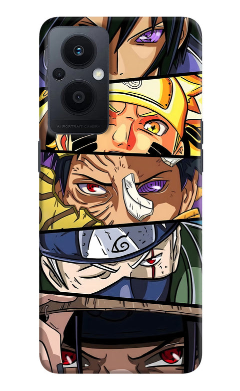 Naruto Character Oppo F21 Pro 5G Back Cover