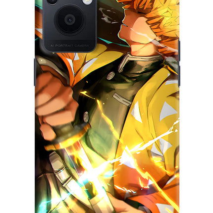 Demon Slayer Oppo F21 Pro 5G Hard Case Back Cover by Casekaro