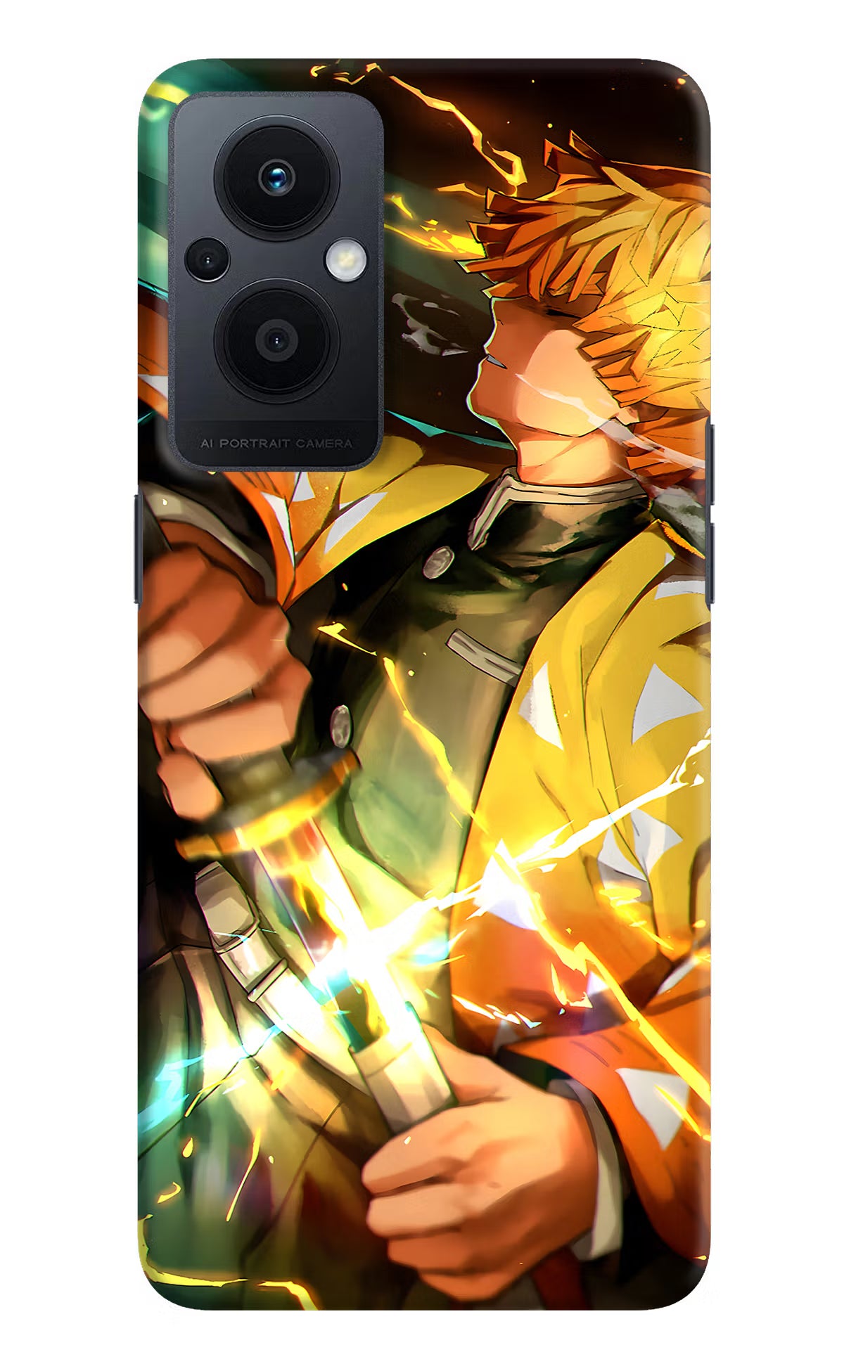 Demon Slayer Oppo F21 Pro 5G Hard Case Back Cover by Casekaro